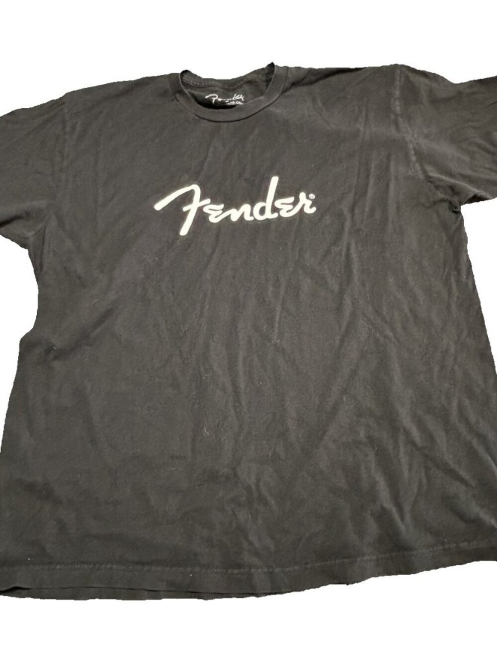 Fender Spaghetti Logo Tee Black XL